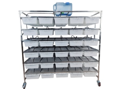 Innovative Rat Breeding Cage with Integrated Watering System